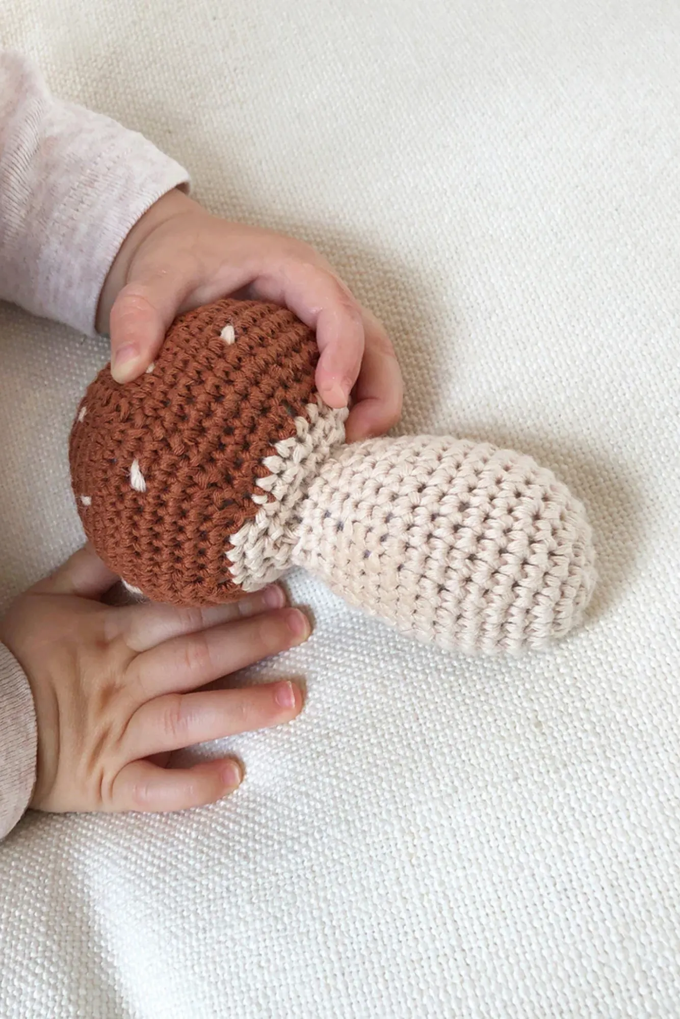 Crochet  Mushroom Rattle