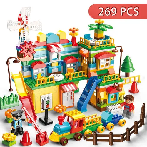 Exciting Big Particle Marble Run Building Blocks - Ultimate Fun Set
