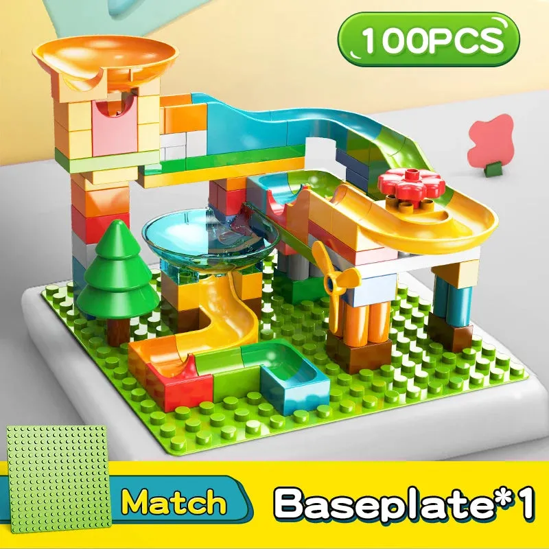 Exciting Big Particle Marble Run Building Blocks - Ultimate Fun Set