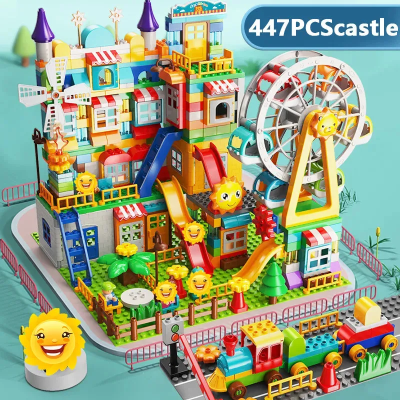 Exciting Big Particle Marble Run Building Blocks - Ultimate Fun Set