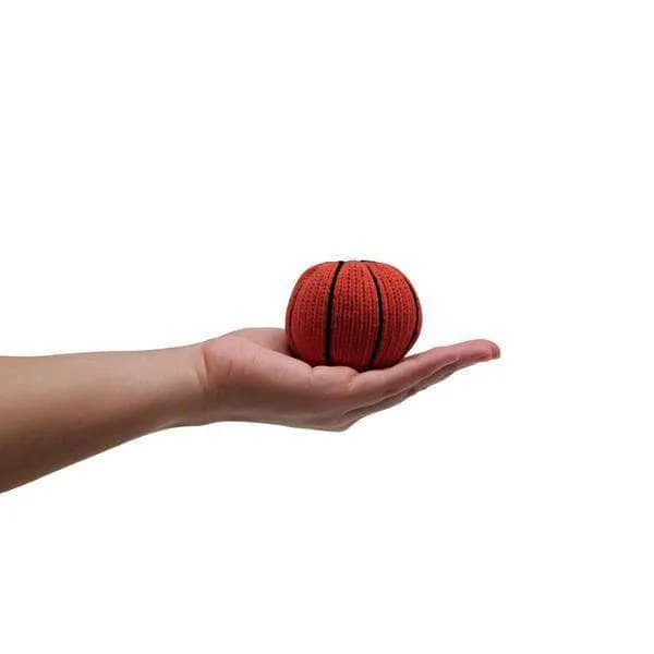 Knit Baby Rattles - Football, Baseball, Basketball & Tennis