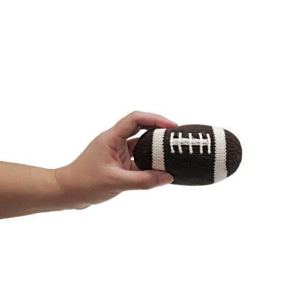 Knit Baby Rattles - Football, Baseball, Basketball & Tennis