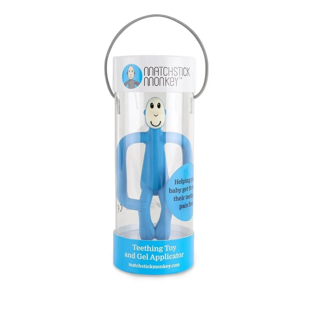 Matchstick Monkey Teething Toy - Blue