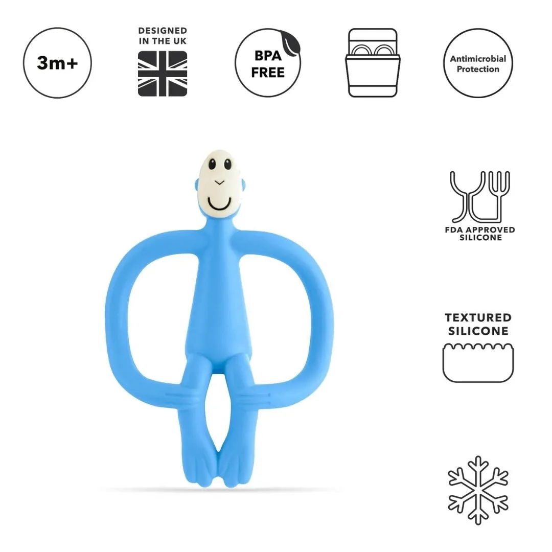 Matchstick Monkey Teething Toy - Blue