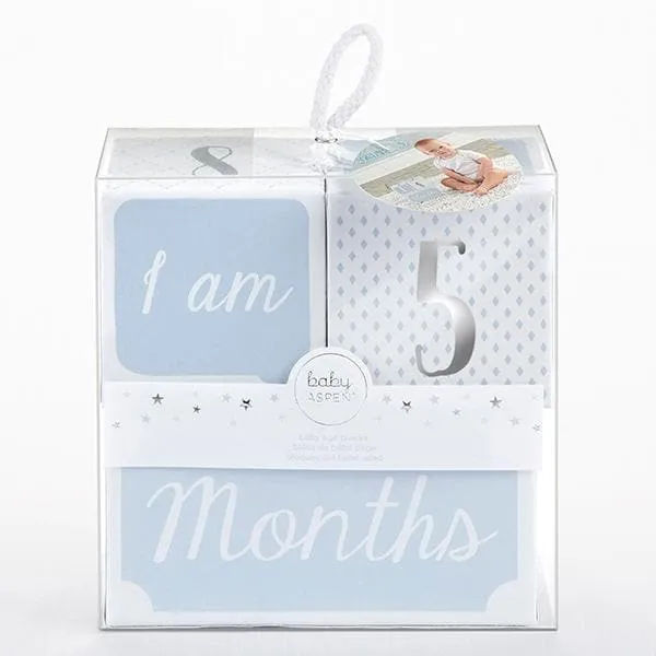My First Milestone Little Prince Baby Age Blocks