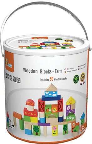 Wooden Blocks, Farm Designs